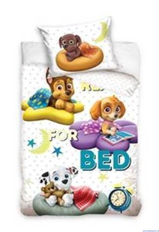 Komplet pościeli dwustronnej dla dzieci 100x135 cm Psi patrol Pieski