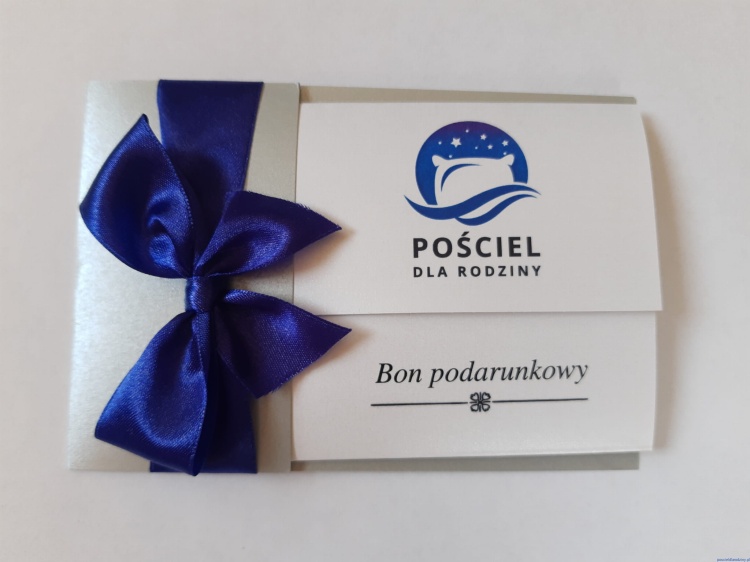 Bon podarunkowy sklepu poscieldlarodziny.pl