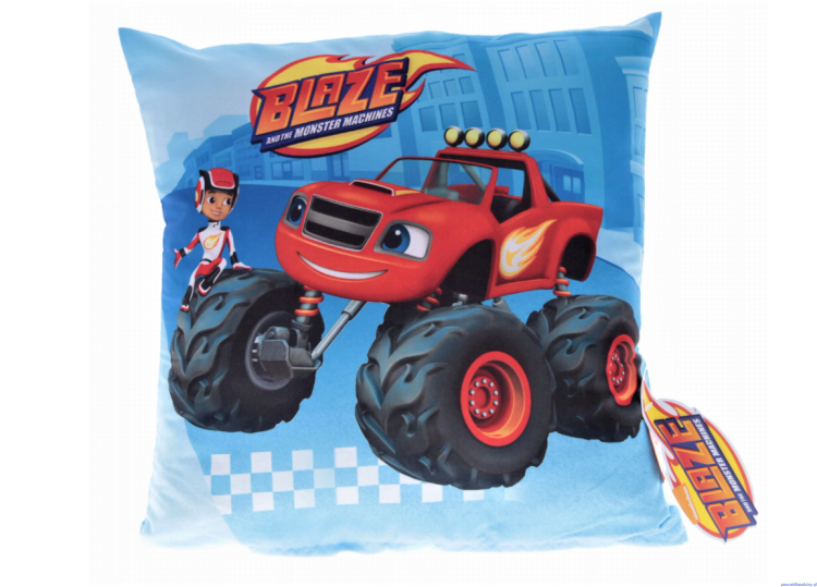 Poszewka dziecięca 40x40cm BLAZE auto mega maszyny