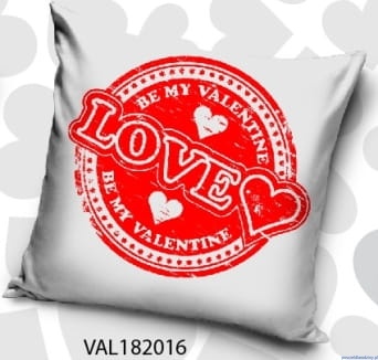 PODUSZKA Walentynkowa 40x40CM I LOVE YOU