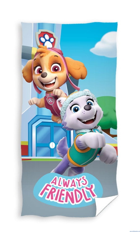 Ręcznik dla dzieci psi patrol  70x140cm licencja EWEREST i SKY paw201132b towel.jpg