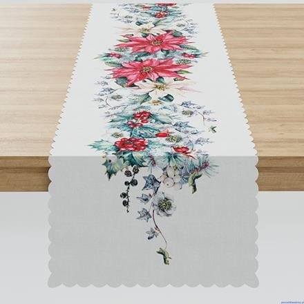 Bieżnik świąteczny 38x160cm wodoodporny gwiazda betlejemska