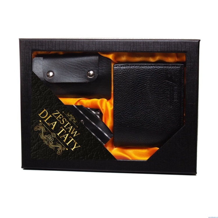 Zestaw dla taty z portfelem,etui i krawat Dzień taty
