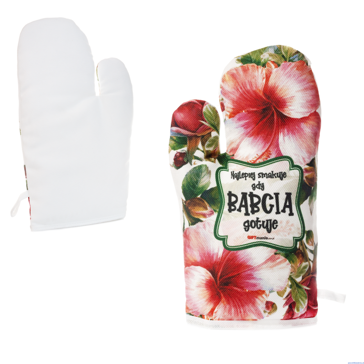 Rękawica kuchenna -Dzień Babci Najlepiej smakuje gdy babcia gotuje