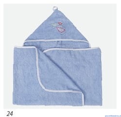 Ręcznik kąpielowy z kapturem dla dziecka 70x140cm