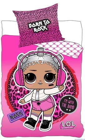 Komplet pościeli dwustronnej w rozmiarze 140x200 LOL Surprise