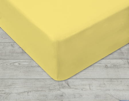 Prześcieradło satynowe z gumka 160x200 cm kremowe